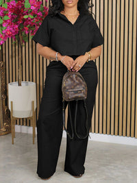 Beautiedoll Solid Shirt & Pants Set