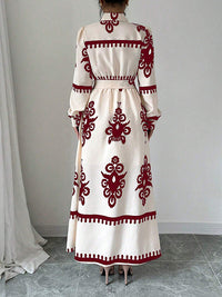 Beautiedoll Printed Shirt Dress