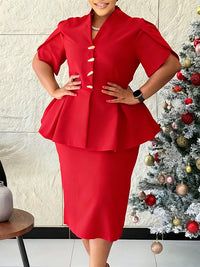 Peplum Bodycon Dress