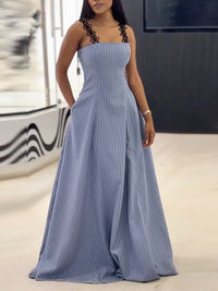 Lace Combo Stripe Dress
