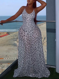 Dot Cami Maxi Dress