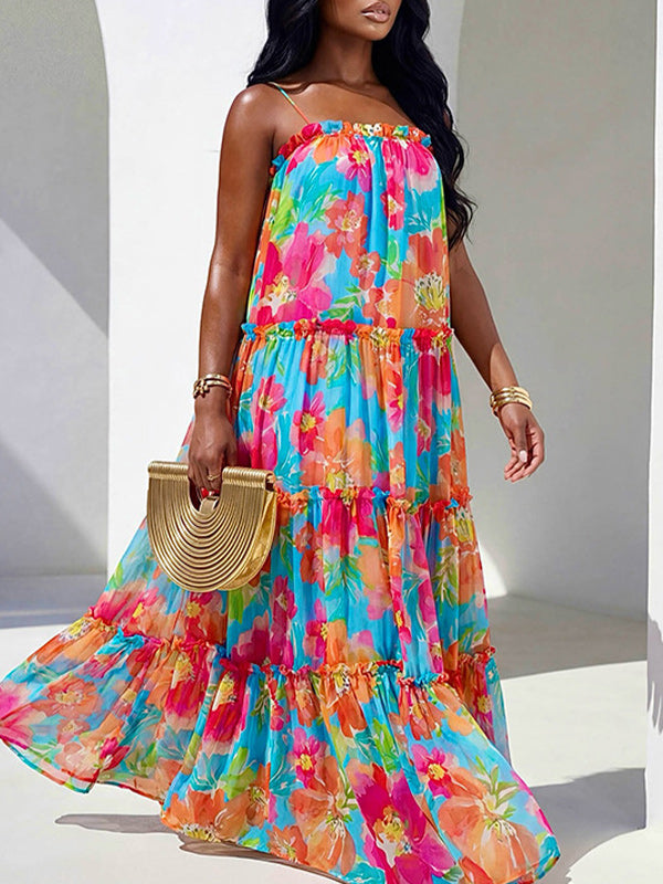 Floral Cami Maxi Dress