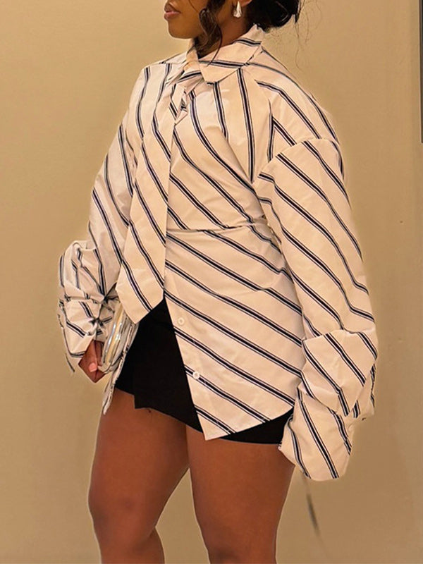 Stripe Necktie Shirt