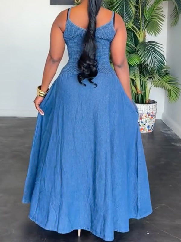 Smocked Cami Maxi Dress