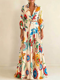 Printed Shirt & Skirt Set