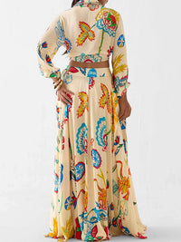 Printed Shirt & Skirt Set