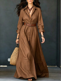 Belted Shirt Dress