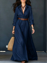 Belted Shirt Dress